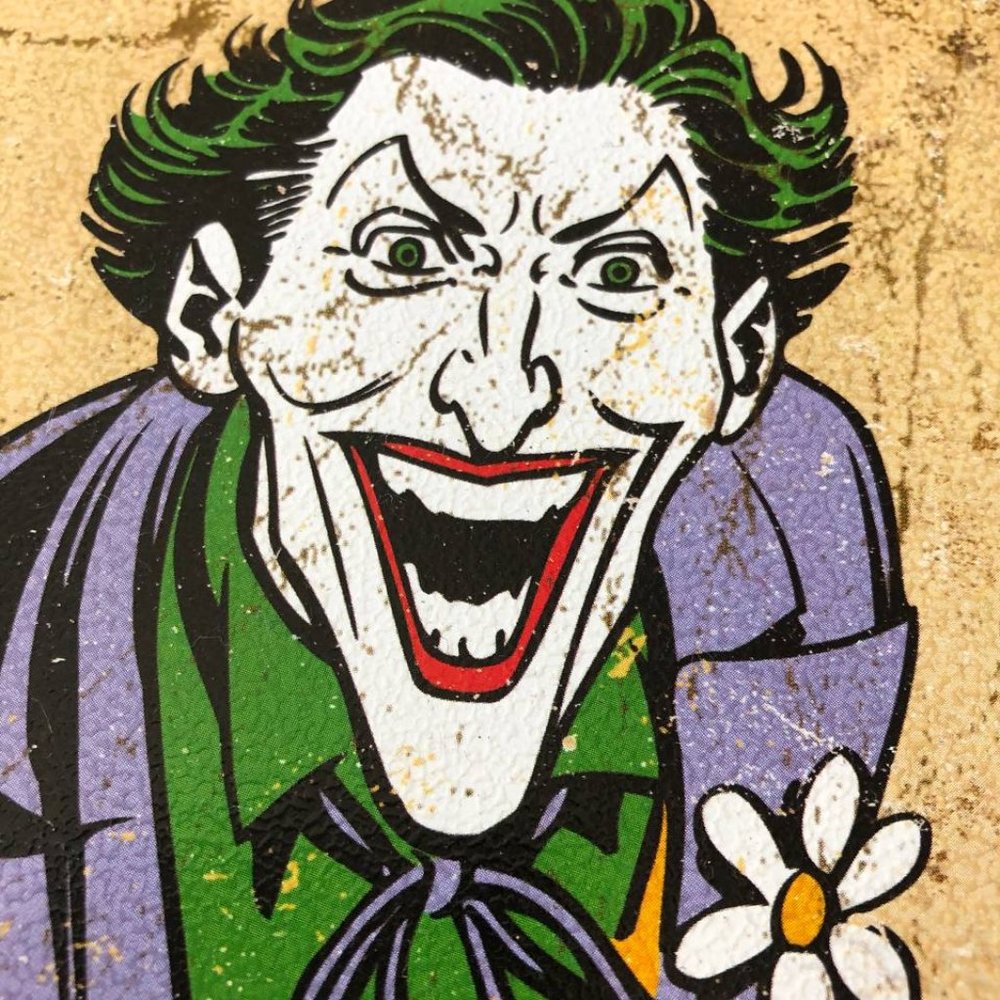 DC Comics The Joker Metal Tin Sign 12.5in x 16in - Picture 4 of 8